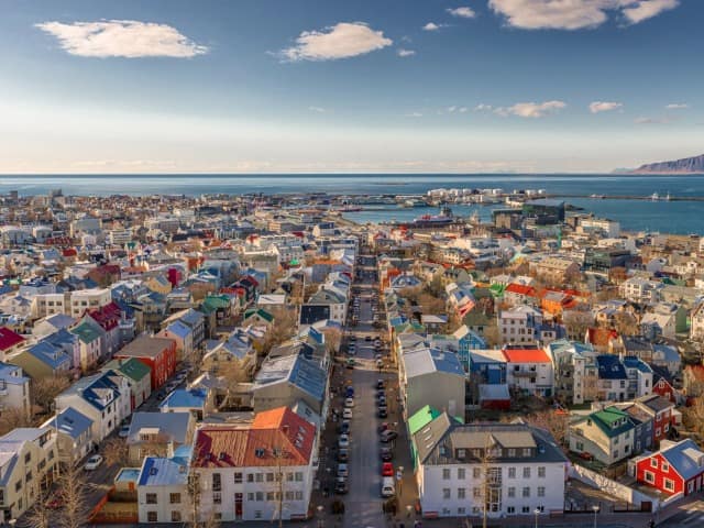 Viagem Islândia: ruas prédios capital Reykjavik